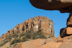 karoo dolerite rock stacks ridge