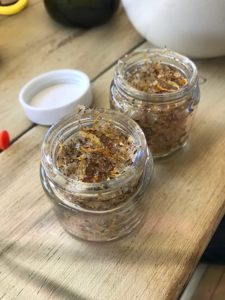 pots of cosmetic products karoo herbs